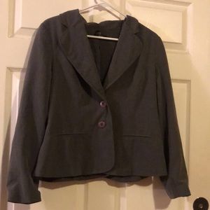 Gray blazer
